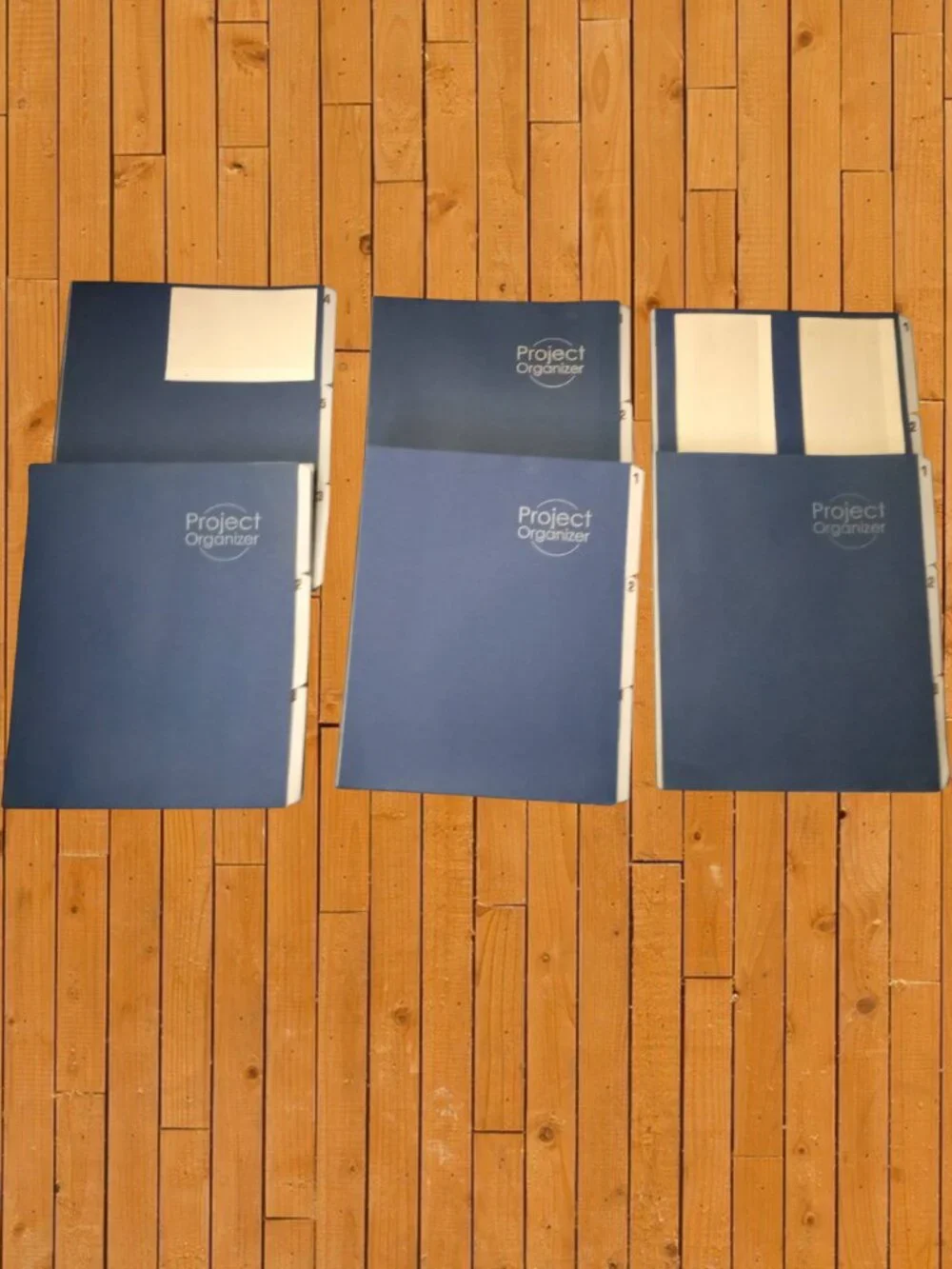 Smead® File Organizer, 10 Tabs, Letter Size, Navy - Set of 6